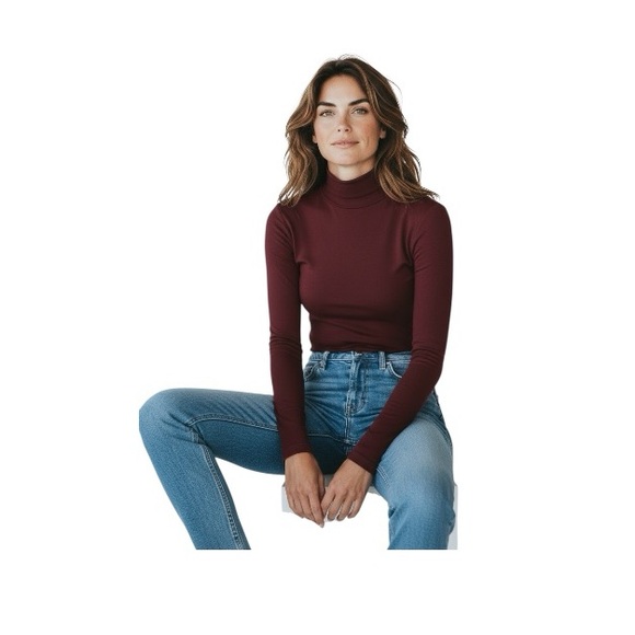 Free People Like I Do Turtleneck Top - Picture 5 of 9